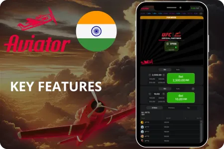 Aviator Key Features of game